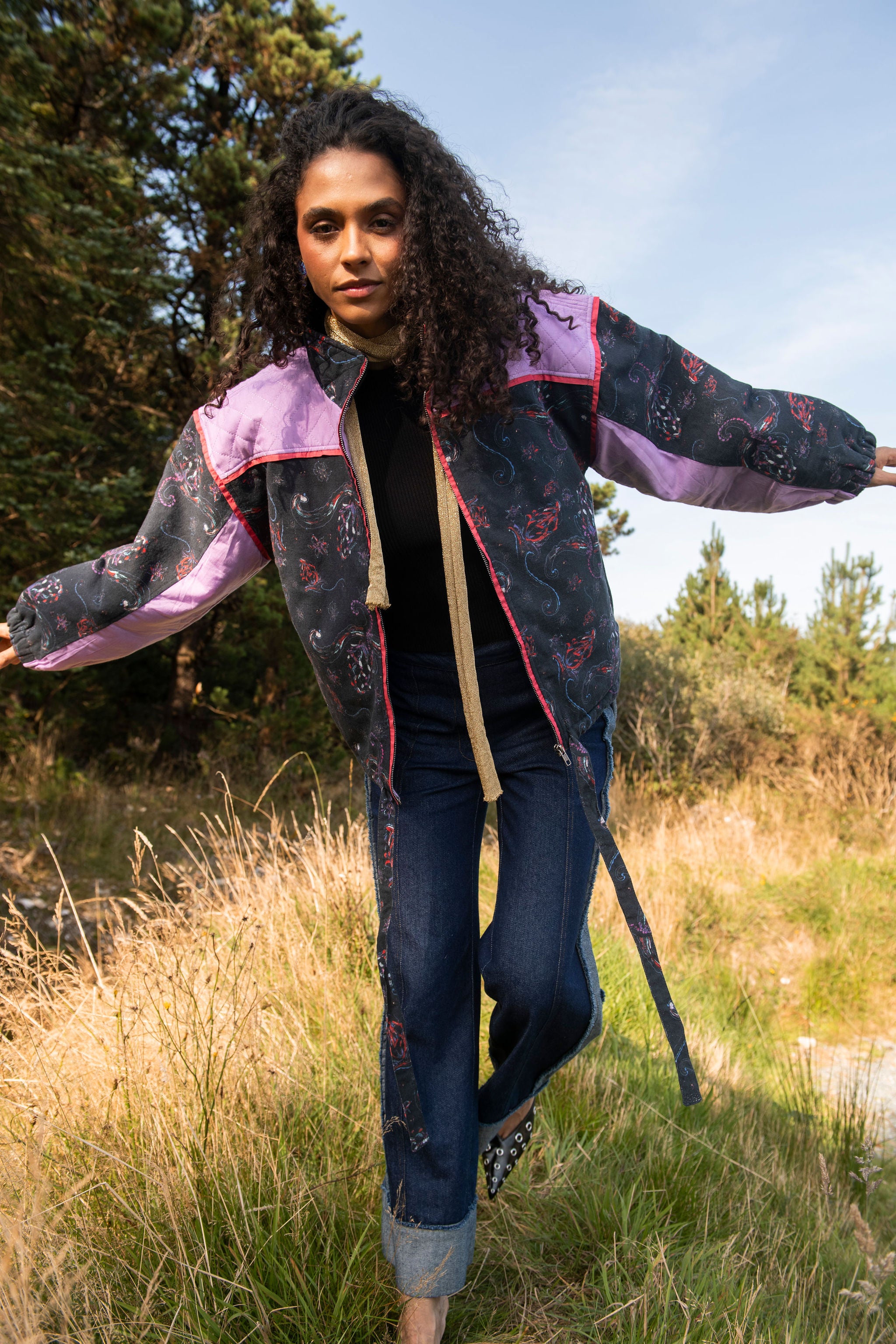 Martha Jacket in lilac